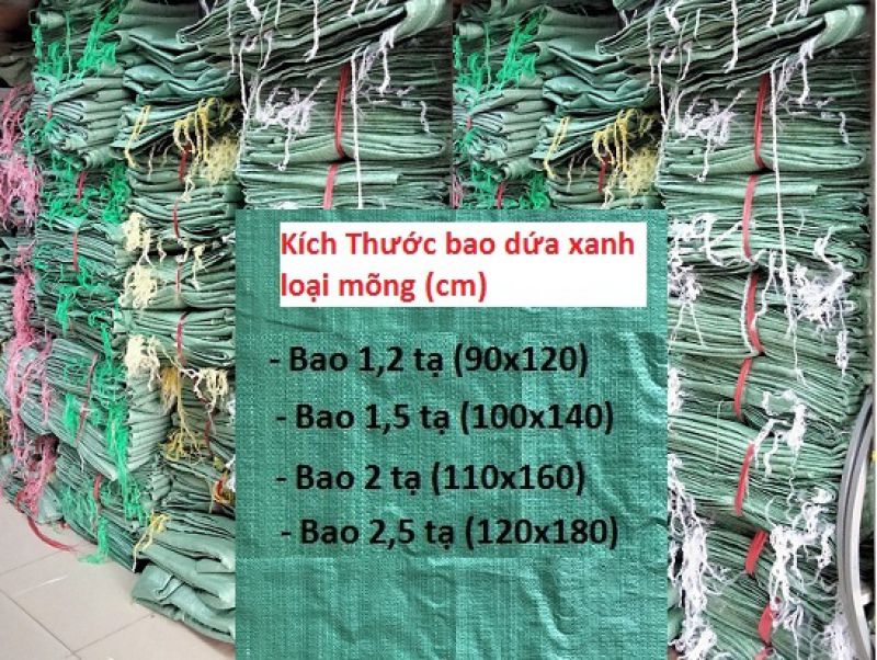 Bao Tải Dứa Mõng (đủ size)