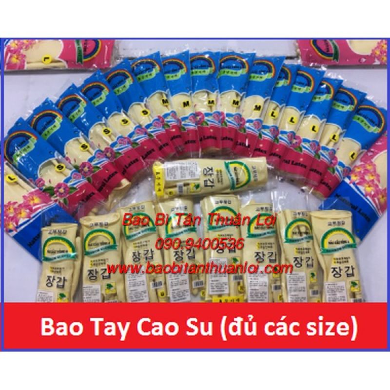 Bao Tay Cao Su (đủ size)